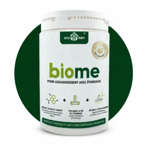 BioMe pour assainissement avec épandage : bactéries pour épandage et puits d'infiltration