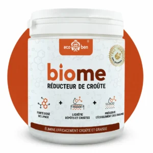 BioMe Réducteur de croûte : traitement de la croûte de graisse en fosse septique, 300 g