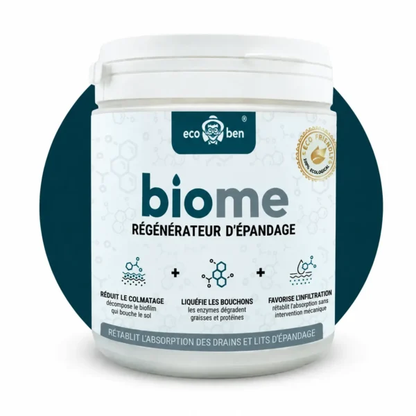 BioMe Régénérateur Épandage : bactéries pour épandage colmaté, 600 g