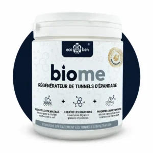 BioMe Régénérateur Tunnels d'infiltration : bactéries pour tunnels colmatés, 600 g