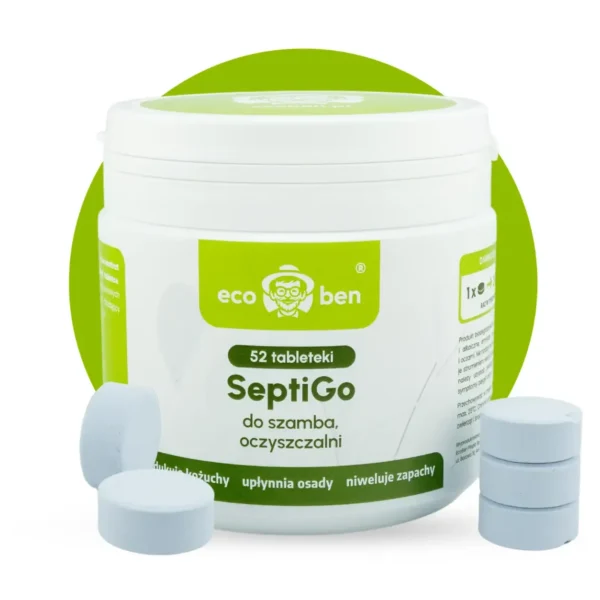 Pastilles SeptiGo pour fosse septique et micro-station