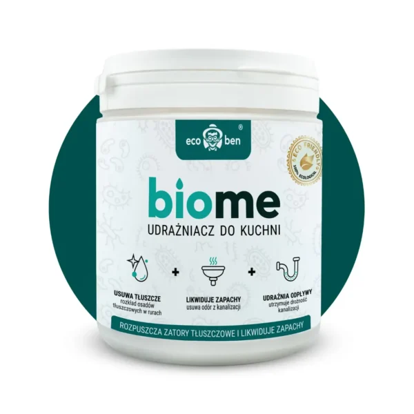 BioMe Déboucheur biologique cuisine 500 g : évier, graisses, restes alimentaires
